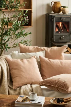 Pude velour camel-Ib Laursen Hot