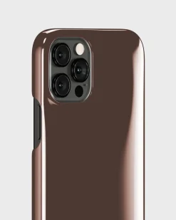 Clearance Puffy Case iPhone 12/12 Pro Chocolate Dame Tech Covers