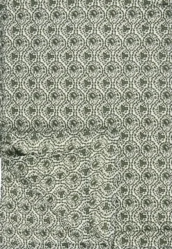 Quilt Ane hvid m/myrtle green mønster-Ib Laursen