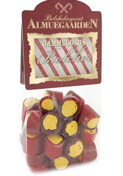 Almuegaarden Bolcher>Rabarber bolcher med smag af friske rabarber