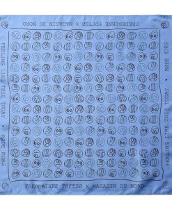 Dame Magasin du Nord Collection Halstørklæder & Tørklæder>Røde Kors tørklæde - 53x53cm - 100% Silke