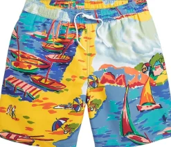 Recycled Polyester Traveler Swim Short Kids Børn Badetøj