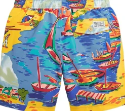 Recycled Polyester Traveler Swim Short Kids Børn Badetøj