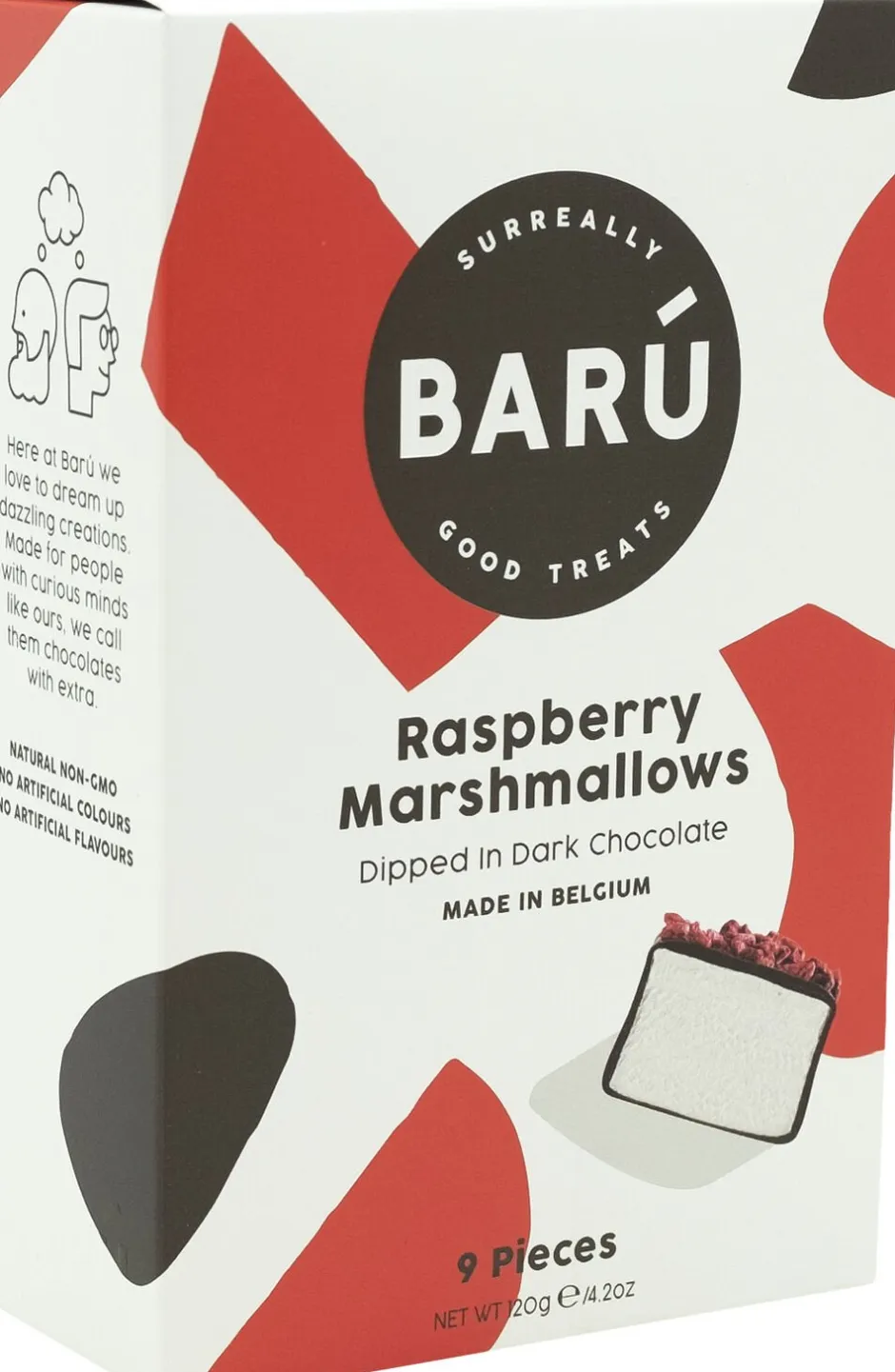 Barú Skumfiduser>Red berry marshmallows 120 gr