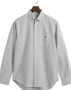Gant Skjorter>REG CLASSIC OXFORD STRIPE SHIRT