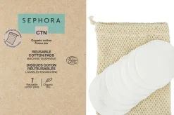 Reusable Cotton Pads - 7-day kit - organic cotton-Sephora Collection