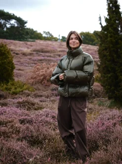 Rhea Shiny Puffer Jacket Dame Jakker & Frakker