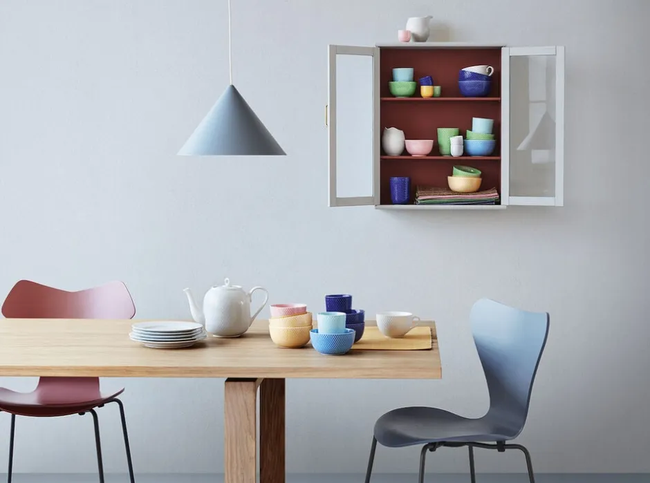 Discount Rhombe Color Krus 33 cl turkis porcelæn Kopper & Krus