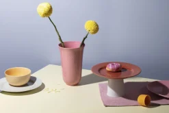 Rhombe Color Vase H20 rosa porcelæn-Lyngby Porcelæn Hot