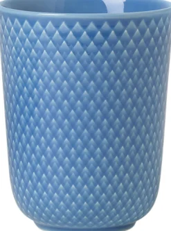 Clearance Rhombe Krus 33 cl blå porcelæn Kopper & Krus
