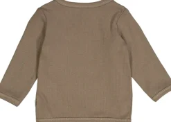 Clearance Rib l/s cardigan Børn Overdele