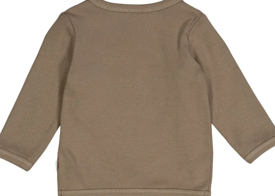 Clearance Rib l/s cardigan Børn Overdele