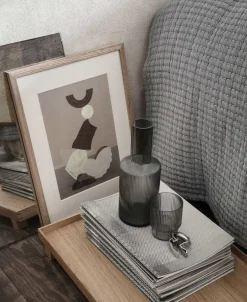 Online Ripple Carafe - Smoked Grey Karafler & Kander