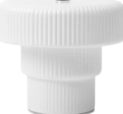 Ferm Living Bordlamper|Trådløse Lamper>Ripple Portable Lamp - H10 - White