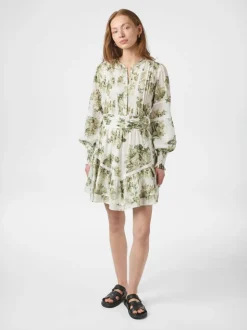 Outlet Roberta Flower Flow Dress Dame Kjoler