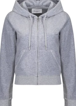 Dame Juicy Couture Sweatshirts & Sweatpants>Robertson Classic Velour Zip Trough Hoodie