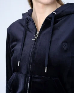 Robertson Classic Velour Zip Trough Hoodie-Juicy Couture Hot