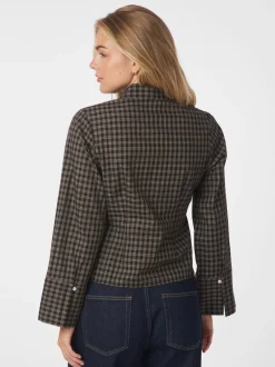 Rosa Mini Check Shirt-Neo Noir Clearance