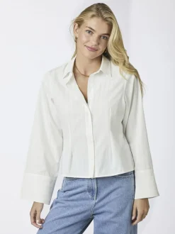 Dame Neo Noir Bluser & Skjorter>Rosa Solid Shirt