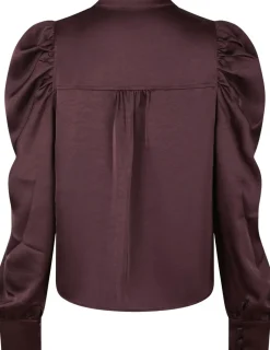 New Rosslyn Heavy Sateen Blouse Dame Bluser & Skjorter