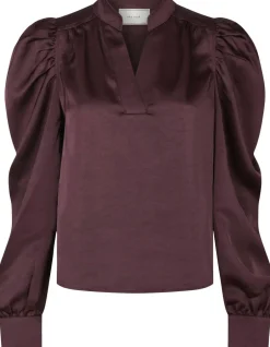 New Rosslyn Heavy Sateen Blouse Dame Bluser & Skjorter
