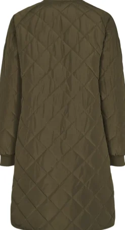 Dame H2O Jakker>Rubina Quilted lang overgangsjakke