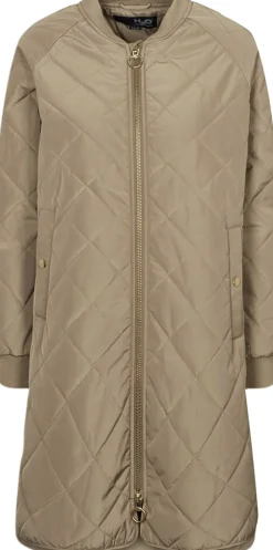 Rubina Quilted lang overgangsjakke-H2O New