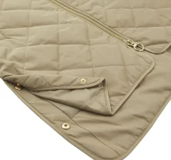 Rubina Quilted lang overgangsjakke-H2O New