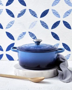 Le Creuset Gryder & Pander>Rund støbejernsgryde 4,2L Azure Blue