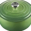 Le Creuset Gryder & Pander>Rund støbejernsgryde 4,2L Bamboo Green
