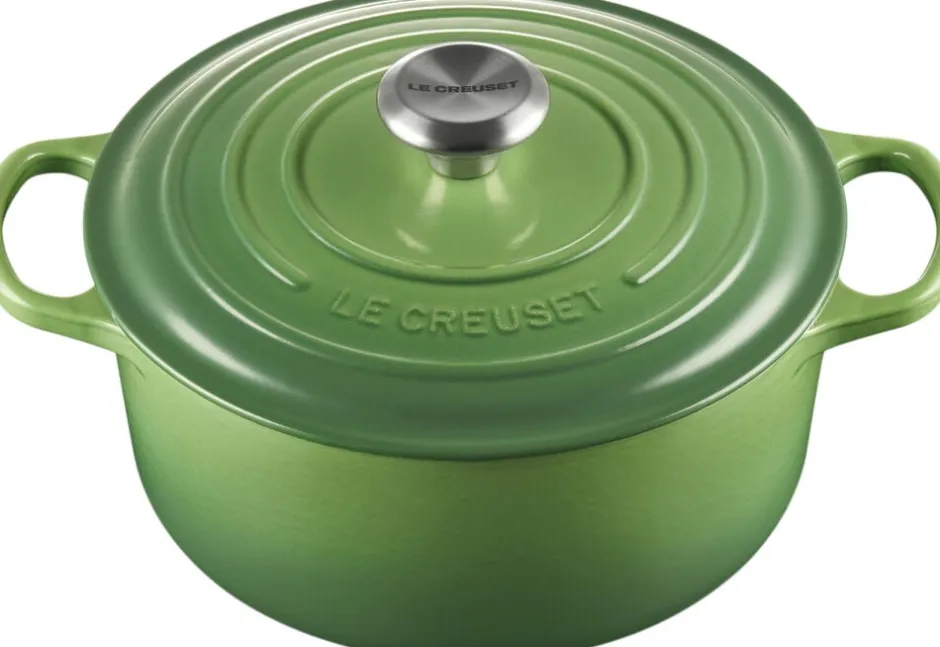 Le Creuset Gryder & Pander>Rund støbejernsgryde 4,2L Bamboo Green