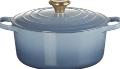 Rund støbejernsgryde 4,2L Chambray Gryder & Pander