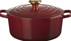 Le Creuset Gryder & Pander>Rund støbejernsgryde 4,2L Garnet