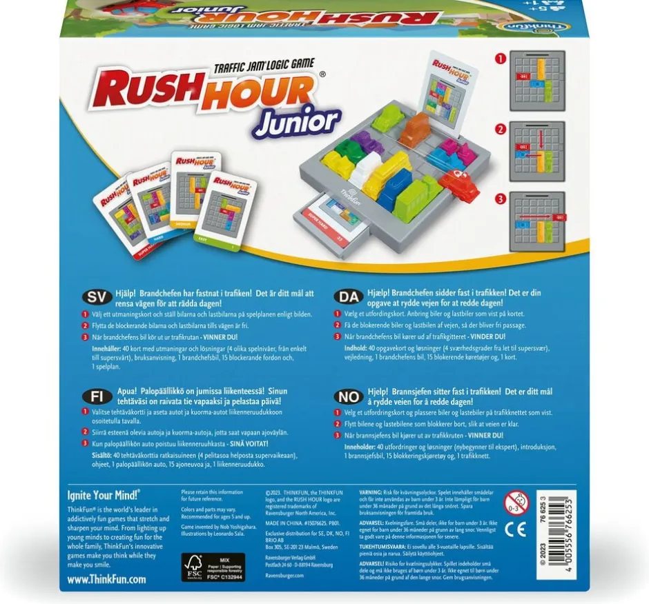 Online Rush Hour junior puzzle Børn Spil & Puslespil