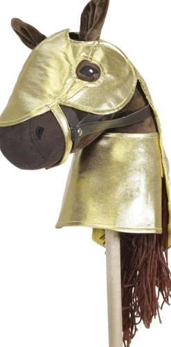 Børn By Astrup Dukker & Tilbehør|Rolleleg & Musik>RUSTNING TIL HEST. GULD