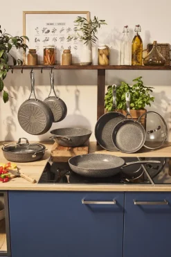 Salina Ceramic Stegepande, 20 cm, Aluminium, Titanium forstæ-Ballarini Discount