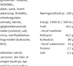 Almuegaarden Lakrids>Salt Lakrids Nostalgi (blødt slik - uden gelatine)