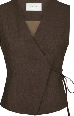 Online Samara Melange Waistcoat Dame Blazere & Veste