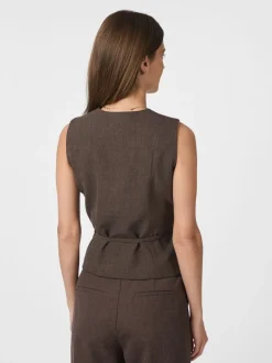 Online Samara Melange Waistcoat Dame Blazere & Veste