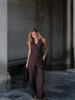 Online Samara Melange Waistcoat Dame Blazere & Veste