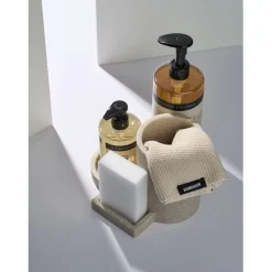 Clearance Sandstone Organizer Badeværelsestilbehør