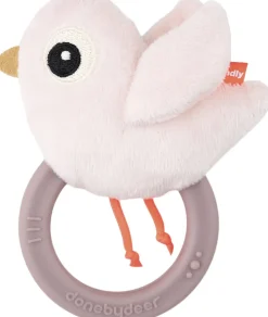 Børn Done by Deer Babylegetøj>Sanserangle m/bidering Birdee