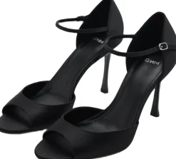 New Satin high-heeled sandal Dame Snøresko