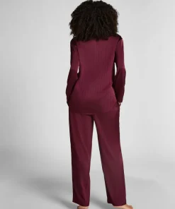 Clearance Satin Pinstripe Trousers Dame Nattøj