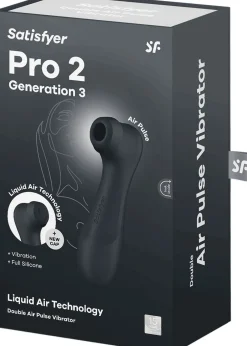 Pro 2 Generation 3 black lufttryksvibrator-Satisfyer Hot