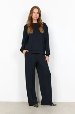 Best SC-BANU 270 Bluse Sort Dame Bluser & Skjorter