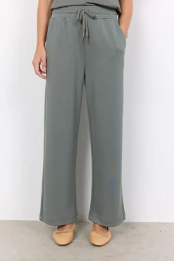 SC-BANU 33 Bukser Støvet Grøn-soyaconcept Clearance