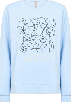 SC-BANU 287 Sweatshirt Lyseblå-soyaconcept Clearance