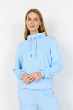 SC-BANU 280 Sweatshirt Lyseblå-soyaconcept Clearance