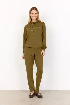 Clearance SC-BANU 248 Sweatshirt Oliven Dame Sweatshirts & Sweatpants